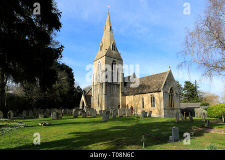 L'église St Thomas Becket, un village Greatford, Lincolnshire, Angleterre, RU Banque D'Images