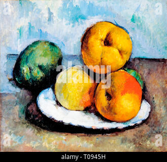 Paul Cézanne, Nature morte au Coing, pommes, poires, et c. 1885 Banque D'Images