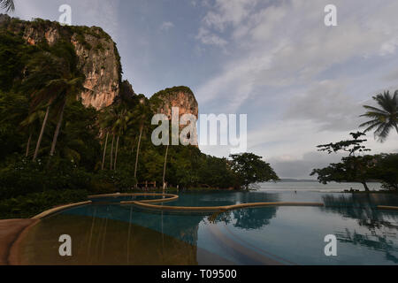 Rayavadee Piscine Banque D'Images