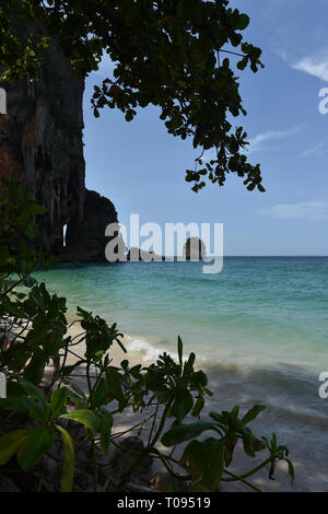 Phra Nang Beach Banque D'Images