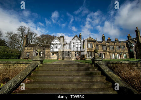 Smithills Hall, Smithills, Bolton. UK. Photo par Paul Heyes, jeudi 14 mars 2019. Banque D'Images