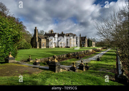 Smithills Hall, Smithills, Bolton. UK. Photo par Paul Heyes, jeudi 14 mars 2019. Banque D'Images