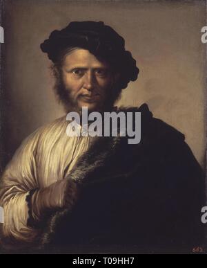 'Portrait d'un homme'. L'Italie, années 1640. Dimensions : 78x64,5 cm. Musée : Etat de l'Ermitage, Saint-Pétersbourg. Auteur : Salvator Rosa . Salvatore Rosa. Banque D'Images