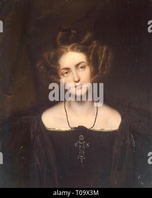 'Portrait d'Henriette Sontag'. France, 1831. Dimensions : 73x60 cm. Musée : Etat de l'Ermitage, Saint-Pétersbourg. Auteur : Hippolyte Delaroche (Paul). Paul Hippolyte Delaroche. Banque D'Images