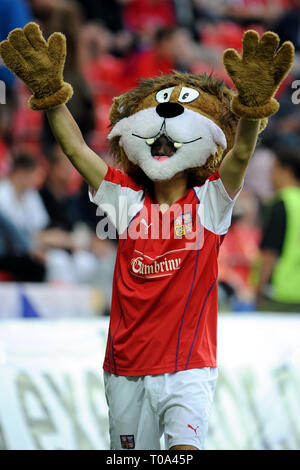 Prague, République tchèque. 27 mai, 2008. Match amical contre la République tchèque, de la Lituanie, 2:0, 27 mai 2008, Prague, CZE. Mascotte de République tchèque dans le stade Eden, à Prague, le 27 mai 2008./FESP/Slavek Ruta Crédit : Slavek Ruta/ZUMA/Alamy Fil Live News Banque D'Images