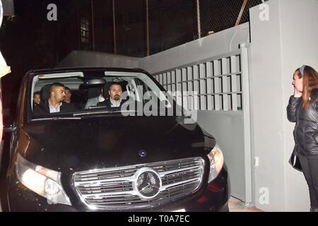 17/03/2019.- Cristiano Ronaldo abre Clinica capilar en Madrid.- Foto : Salida de Cristiano de la Clinica Cordon Press Banque D'Images