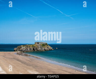 St Catherines Island, Tenby, Pays de Galles, Royaume-Uni Banque D'Images