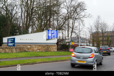 CALA fait équipe avec pilote à Heriot Watt un nouveau programme où les étudiants travaillent à la conception d'une maison de l'avenir. Banque D'Images