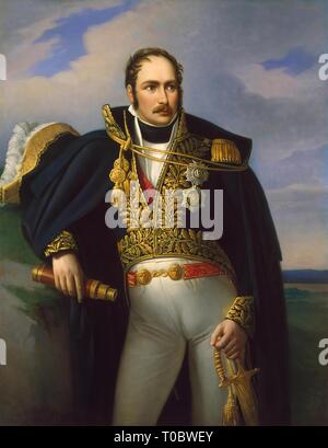 'Portrait d'Eugène de Beauharnais'. En Allemagne, entre 1830 et 1833. Dimensions : 132x102 cm. Musée : Etat de l'Ermitage, Saint-Pétersbourg. Auteur : Johann Heinrich Richter. Banque D'Images