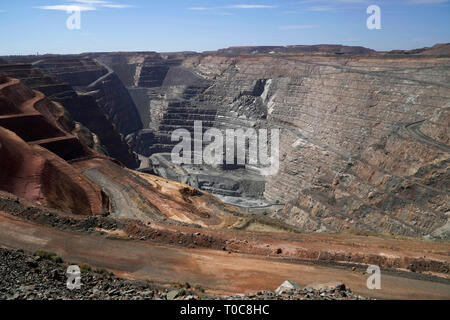 Super Pit à Kalgoorlie, Australie occidentale. Banque D'Images