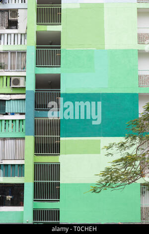 Appartements à Nam Sham Estate, Shek Kip Mei, Kowloon, Hong Kong Banque D'Images