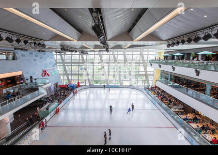 Patinoire Glacier dans le Festival à pied, Kowloon Tong, Kowloon, Hong Kong Banque D'Images