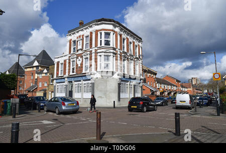 Quartier de Bermondsey Southwark London UK - l'Bramcote Arms qui a été converti en appartements Banque D'Images