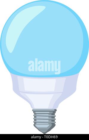 Cartoon couleur light lampe Orbe Illustration de Vecteur