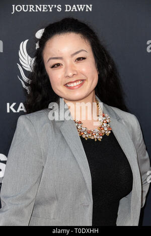 Los Angeles, USA. 15 mars, 2019. Alice Nakata arrive à premiere cas de "MADE IN ABÎME : Journey's Dawn' le 15 mars 2019 à Los Angeles. Banque D'Images