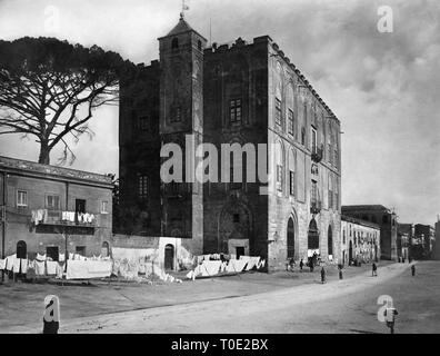 Palais zisa, Palerme, Sicile, Italie 1920 Banque D'Images