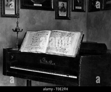 Vincenzo Bellini catania 1934, clavecin Banque D'Images