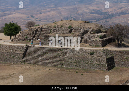 Monte Alban, à Oaxaca, au Mexique, le 10 mars 2019. Banque D'Images