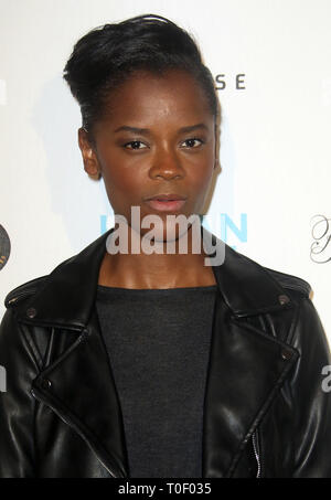 Sep 27, 2016 - Londres, Angleterre, Royaume-Uni - 'Hymne urbain' - la charité du dépistage, le Curzon Mayfair - Tapis Rouge photo montre des arrivées : Letitia Wright Banque D'Images