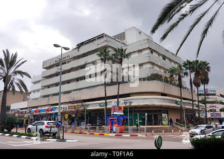 Rue Ahuza à Raanana Banque D'Images