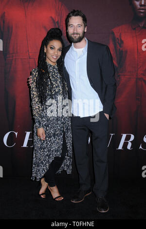 New York, New York, USA. Mar 19, 2019. 19 mars 2019 - New York, New York - Freema Agyeman et Dannevoux sur Universal Pictures ''nous'' en première mondiale au Musée d'Art Moderne de Midtown. Crédit photo : LJ - Photos/AdMedia/crédit : Ylmj AdMedia/ZUMA/Alamy Fil Live News Banque D'Images
