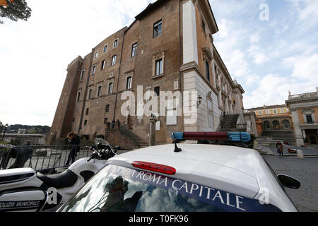 Foto Cecilia Fabiano - LaPresse 19-03-2019 Roma ( Italia Cronaca : indagini su corruzione per lo stadio della Roma Banque D'Images