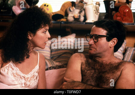 MARGERET WHITTON, ROBIN WILLIAMS, LE MEILLEUR DES TEMPS, 1986 Banque D'Images