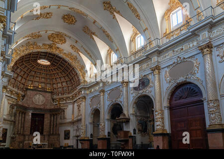VALENCIA, Espagne - 27 février : l'église de San Martin Obispo et San Antonio Abad à Valence en Espagne le 27 février 2019 Banque D'Images