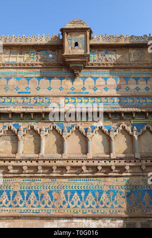 Man Singh Palace - fort de Gwalior - Gwalior - Madhya Pradesh - Inde du Nord Banque D'Images