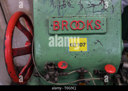 Brooks l'Angleterre. Société réputée pour produire le meilleur vélo sattle cuir Banque D'Images