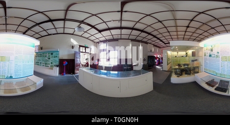 Vue panoramique à 360° de Exposition "de l'histoire de l'université : histoire de Taïwan Province College of Engineering' dans NCKU Museum (partie 3)
