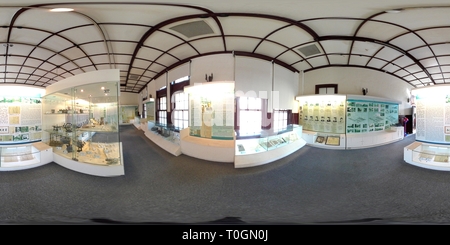 Vue panoramique à 360° de Exposition "de l'histoire de l'université : histoire de Taïwan Province College of Engineering' dans NCKU Museum (partie 4)