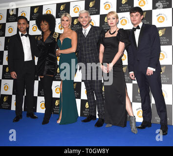 La photo doit être crédité ©Presse Alpha 079965 19/03/2019 Ijaz Rana Rachel Adedeji Sarah Jayne Dunn Kieron Richardson Lysette Anthony Aedan RTS Duckworth Royal Television Society Awards 2019 au Grosvenor House Hotel London Banque D'Images