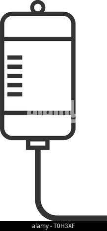 Modèle de conception de l'icône de l'intraveineuse vector isolated Illustration de Vecteur