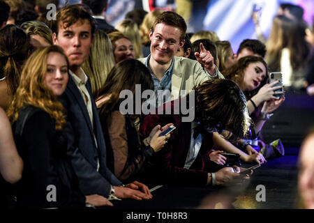 St Andrew's fashion show annuel de bienfaisance dans le quad, cette année soutenir la morsure. En vedette : Les étudiants de St Andrews où : St Andrews, Royaume-Uni Quand : 16 Feb 2019 Credit : Euan Cherry/WENN Banque D'Images