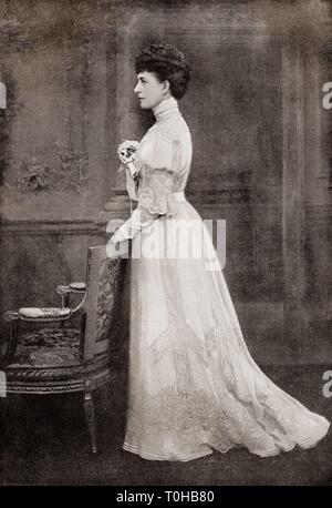 Reine du Royaume-Uni et impératrice des Indes, Alexandra de Danemark, de l'Inde, l'Asie Banque D'Images