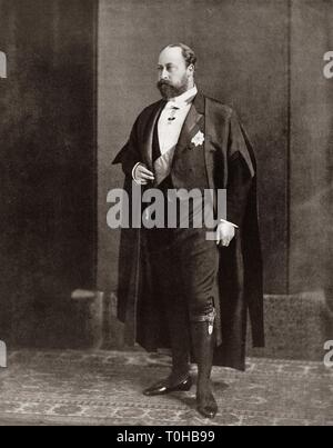 L'ancien Roi du Royaume-Uni, Albert Edward Banque D'Images