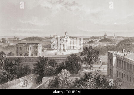 Old vintage photo de Lucknow, Uttar Pradesh, Inde, Asie Banque D'Images