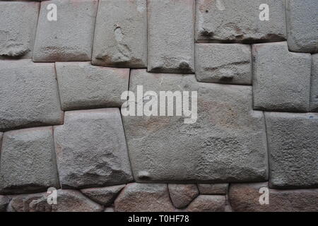 Mur Inca, Cusco, Pérou, 2015. Organisateur : Luis Rosendo. Banque D'Images