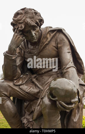 Gowers Memorial de Stratford-upon-Avon, montrant hameau - Angleterre UK Banque D'Images