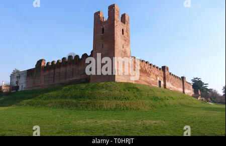 Trévise, Castelfranco Veneto / ITALIE - anciens murs de Castelfranco Veneto Banque D'Images