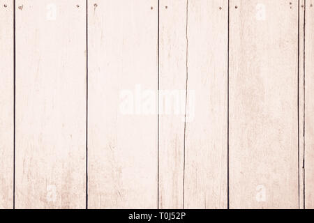 La planche en bois brown texture background. mur en bois tous les meubles anciens mobilier peint blanc patiné fissuration vintage papier peint. Contreplaqué - multiplex ou woodwork Banque D'Images