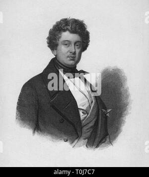 'Alexandre Dumas', c1850s ? Créateur : Inconnu. Banque D'Images