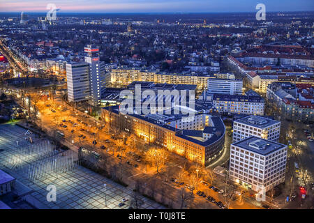 La BAR, la Mazurie avenue, Westend, Charlottenburg, Berlin, Allemagne, Internet Masurenallee, Deutschland Banque D'Images