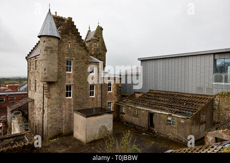 Dungannon ancienne caserne de police RUC RIC dungannon County Tyrone Irlande du Nord uk la caserne de police est répandu pour être un modèle de barrac Banque D'Images