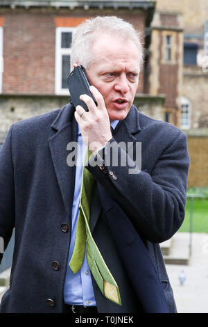 Westminster, London, UK. Mar 20, 2019. Lee Phillip MP Bracknell à Westminster. Le Dr Phillip Lee a démissionné en juin dernier en tant que ministre de la Justice sur la gestion gouvernementale de Brexit. Credit : Dinendra Haria/Alamy Live News Banque D'Images