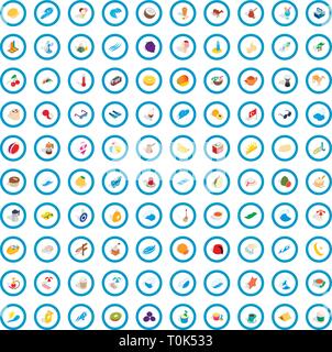 100 istambul icons set, style 3D isométrique Illustration de Vecteur