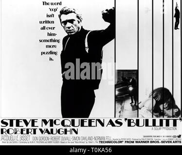 L'affiche de film, BULLITT, 1968 Banque D'Images