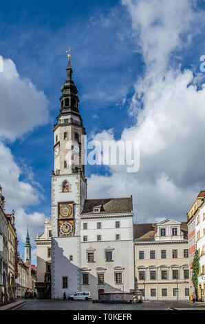 La ville la plus à Görlitz en Allemagne est une ville avec beaucoup d'expérience. La ville est située sur la Neisse de Lusace, en Saxe. Banque D'Images