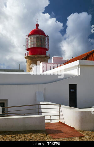 Phare de Cabo de Sao Vicente, près de Sarges Algarve, Faro, Portugal